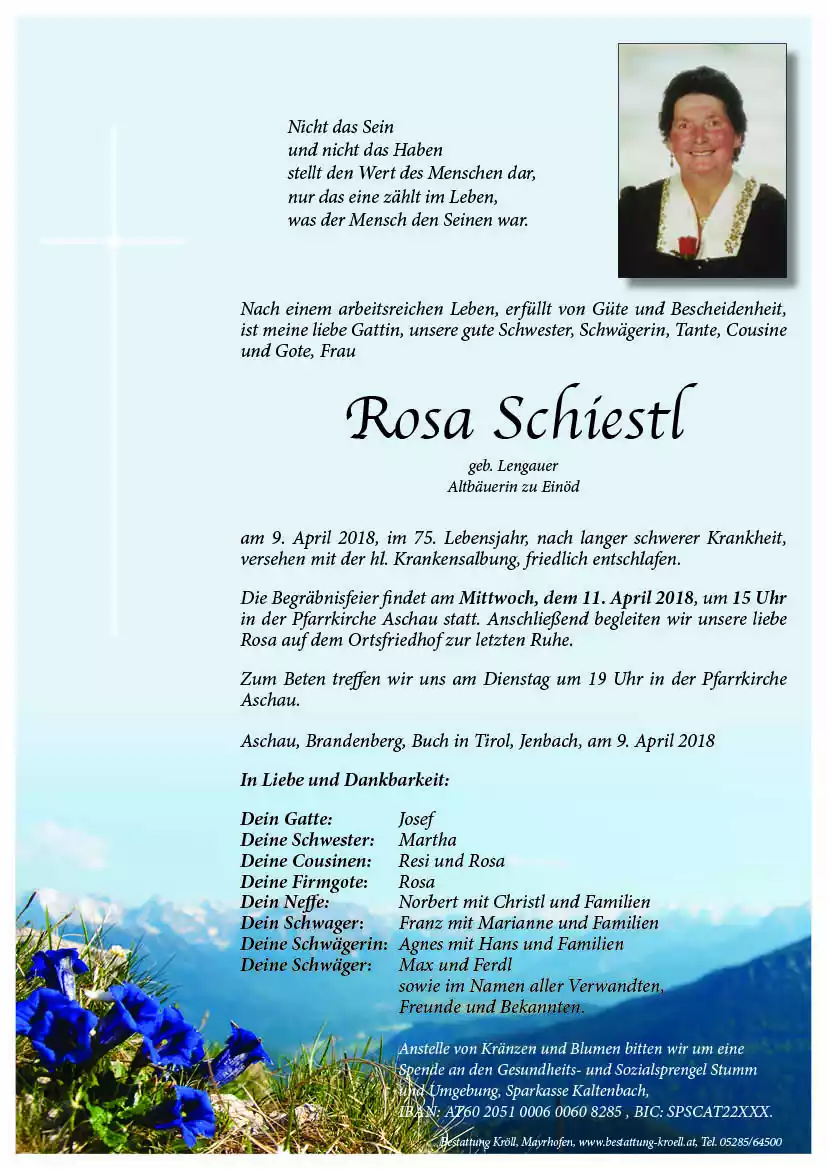 Parte von Rosa Schiestl